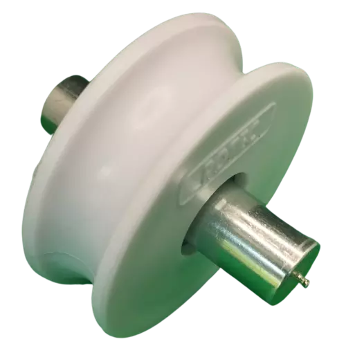 Roldana Nylon Canal U Ferro ½" com Pino
